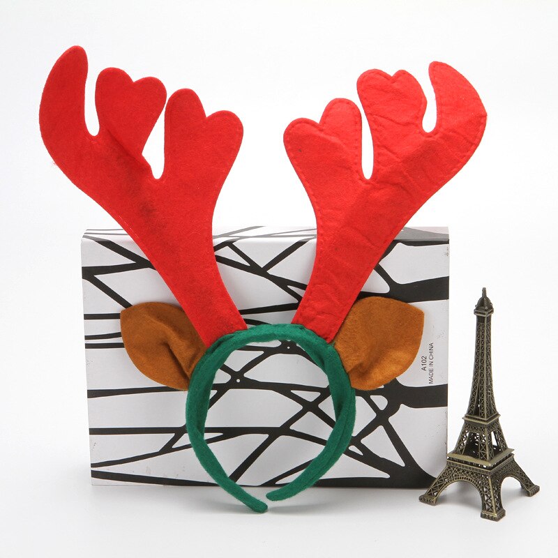 Bois bandeau décorations de noël pour la maison noël Festival fête ornements nouvel an décor enfants cheveux accessoires: 1