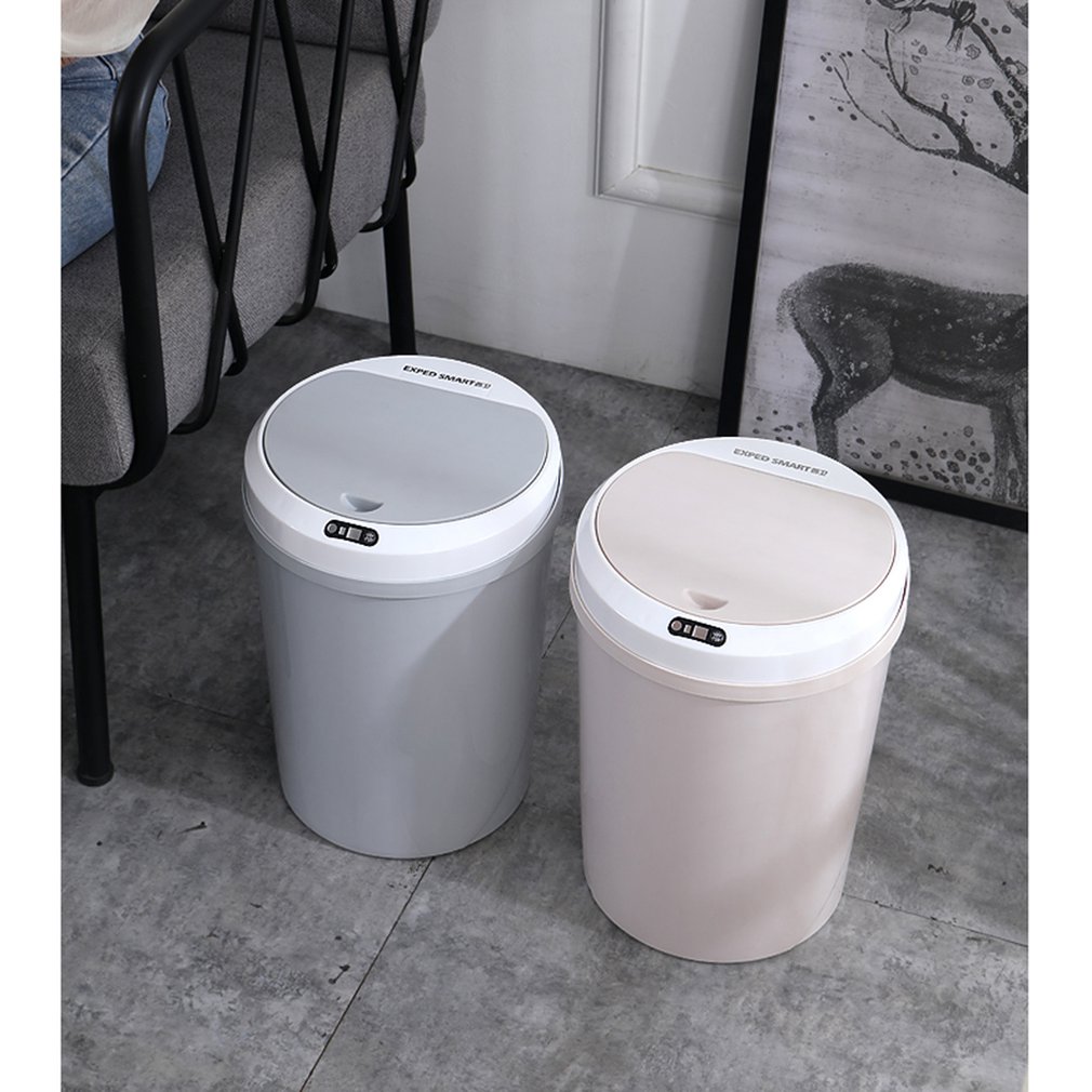 Automatic Touchless Intelligent Induction Motion Sensor Kitchen Trash Can Wide Opening Sensor Eco-Friendly Waste Garbage Bin