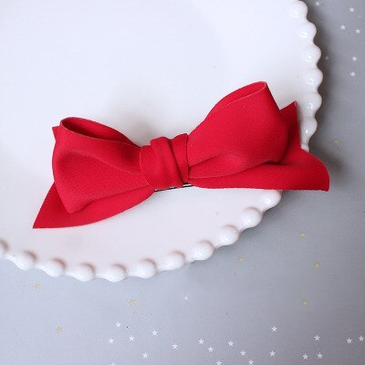 SchöNe Haar Clips Für Baby Mädchen Frühling Haar Zubehör Frabic freundlicher Kleinkind Haar BöGen Haarnadel Prinzessin Haarspange Art 9 Farben: verrotten