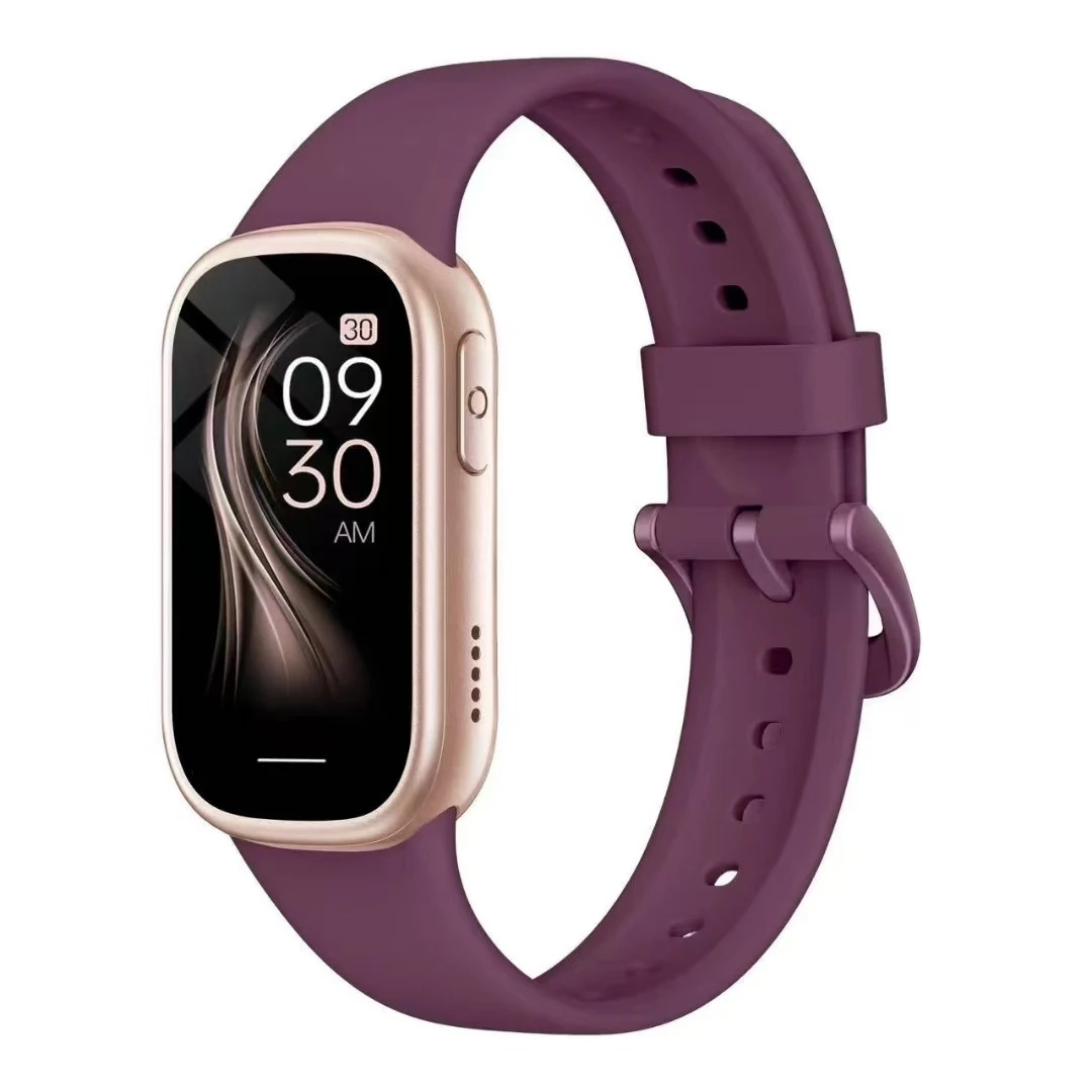 Moda Sport Smart Watch Promemoria messaggio meteorologico Monitoraggio del sonno Smartband Fitness Outdoor Tracker Bracciale impermeabile 2025: Viola