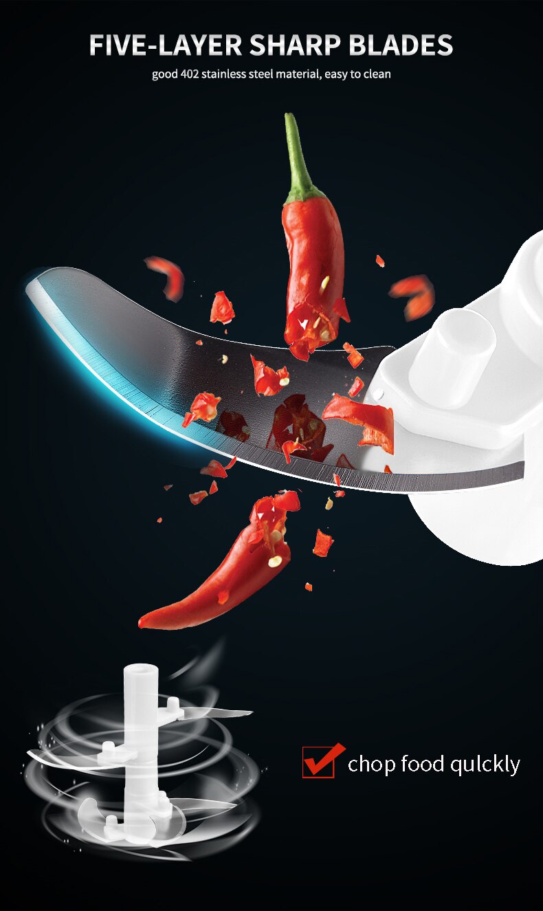 Manual de alimentos chopper frutas vegetais mão puxar cortador alimentos porca cebolas chopper liquidificador misturador multifuncional cozinha processador alimentos