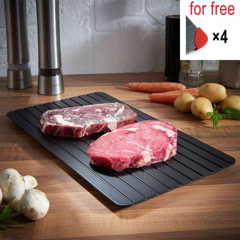 Frozen Food Defrosting Trays Fast Thaw Frozen Meat Friut Defrost Trays Defrosting Board Thaw Plate Kitchen Tools Gadgets