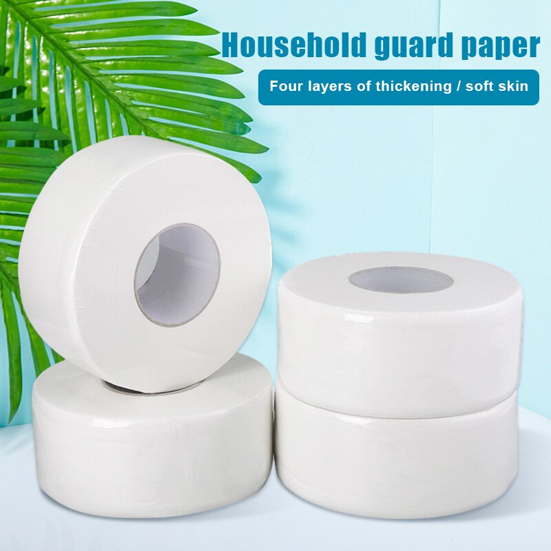 Rouleau de papier toilette épais et Large, papier hygiénique en pâte de bois, doux et sans danger pour la maison, J99Store
