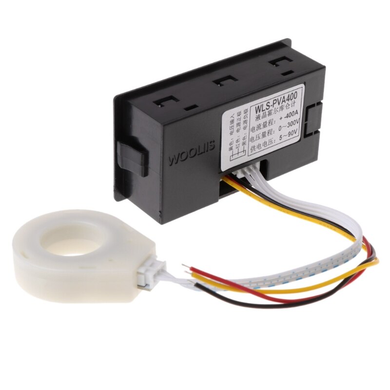 Sensor Ampermeter DC 300 v 100A 200A 400A Digital Voltmeter Ampereme... – Grandado