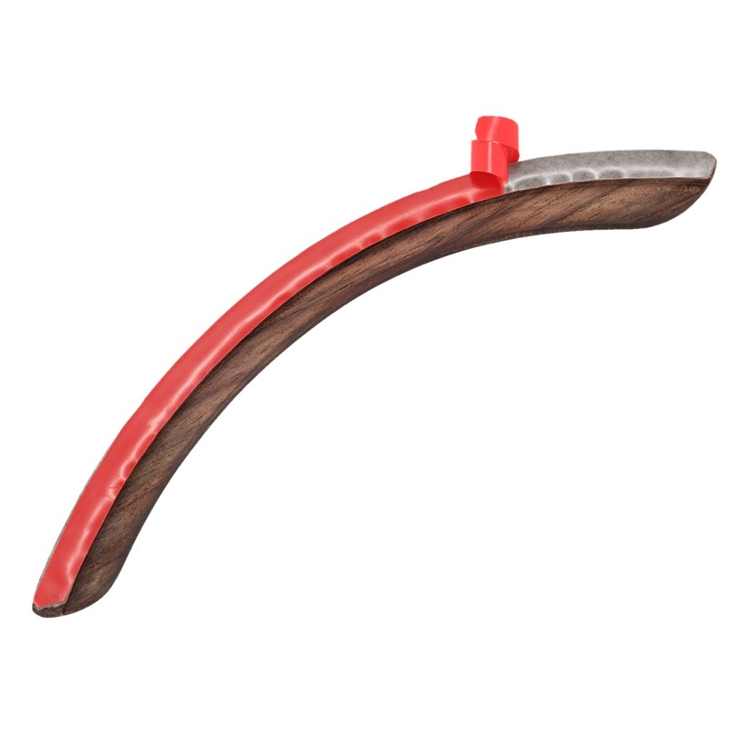 Guitar Arm Rest Rosewood Figured Solid Guitar Arm Rest Guitar Parts Replacement for 39-41 Inch Acoustic Guitar