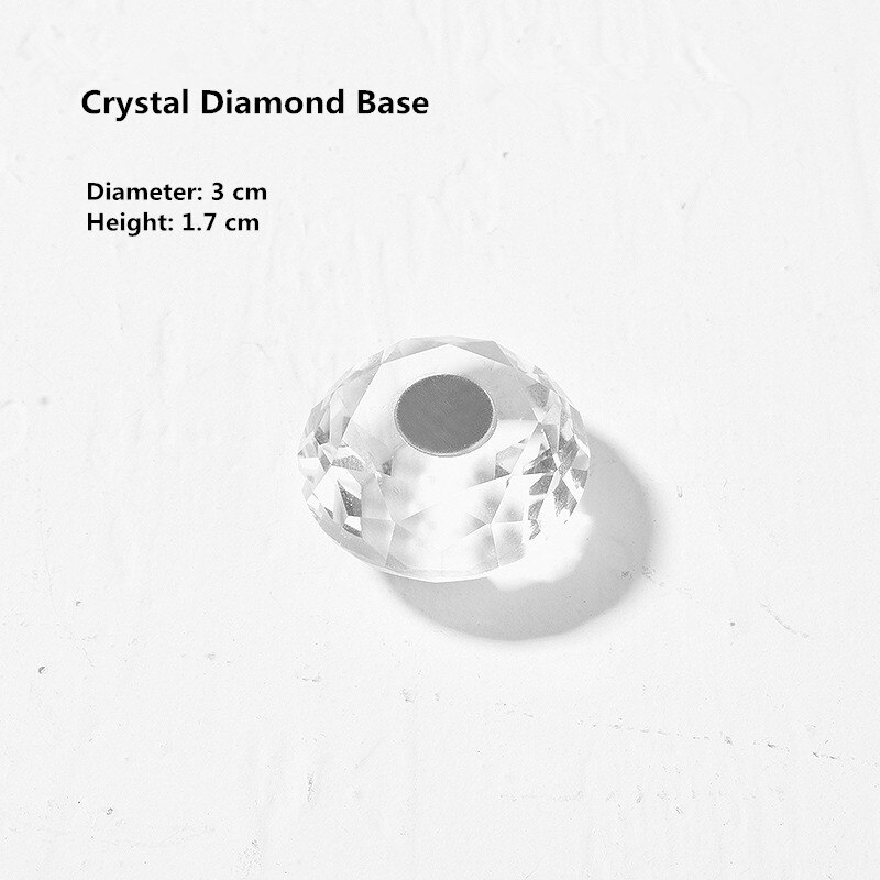 Nagel Schach Bord Halfter Stück ziehen Kristall Basis Lotus Metall Finger Unterstützung Schüler Praxis Ständer Anzeige Sitz Halfter: Kristall Diamant Base