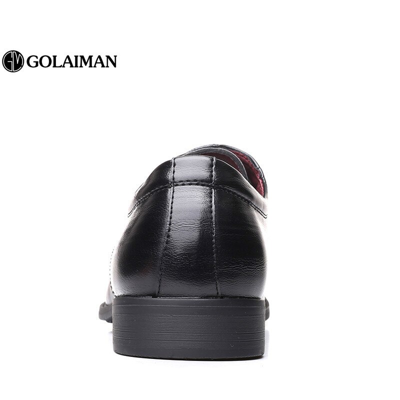 GOLAIMAN chaussures habillées hommes chaussures richelieu confortable chaussures décontractées respirant chaussures formelles de de luxe de