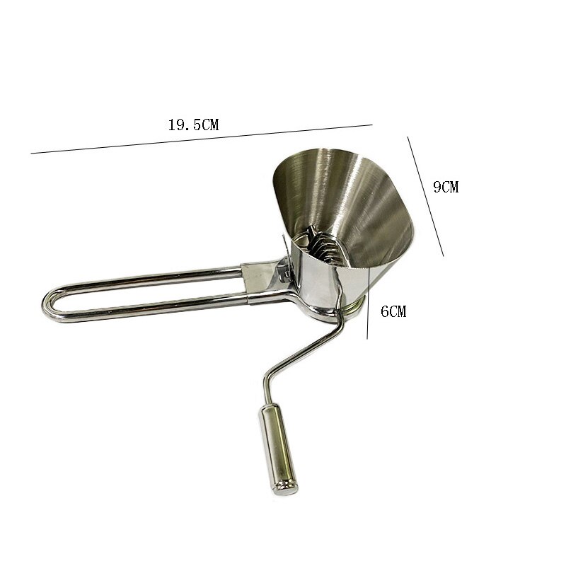 Mini frisk urtehakker rustfrit stål køkkenhakkerkværn multifunktionel mini køkkenværktøj