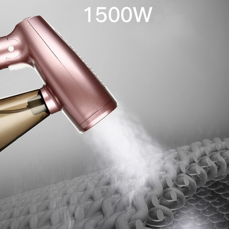 Tehokas vaatteiden höyrystin -käsikäyttöinen vaatehöyrystin, jossa 250ml,25s nopeaa lämmityshöyrystintä vaatteille, irrotettava vesisäiliö, kangas
