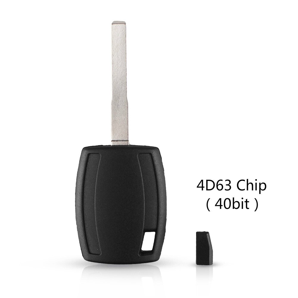KEYYOU – clé de contact transpondeur ID63 4D63, coque de clé à puce 40/80 bits pour Ford Fiesta Mondeo Focus c-max Galaxy HU101 Blade: 4D63 40bit