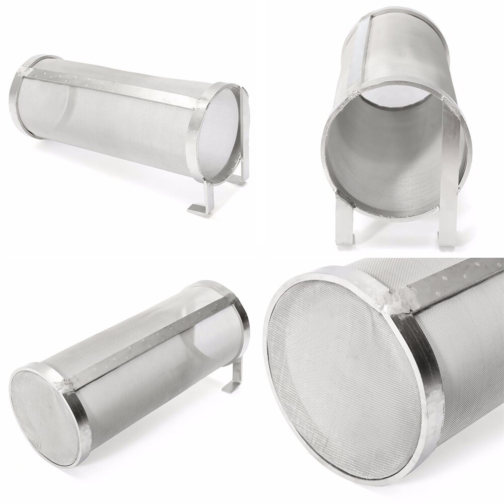 100x255mm 304 Stainless Micron Steel Kettle Hop Filter Spider 400 Strainer Filtering Homebrew Brew Beer Pellet Hop