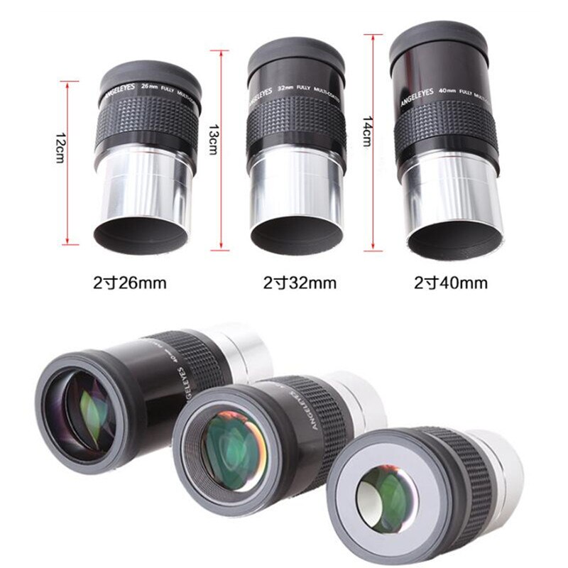Angeleyes Fully Multi-layer Coating 2 Inches 26mm 32mm 40mm Eyepiece Telescope Accessories AngelMM