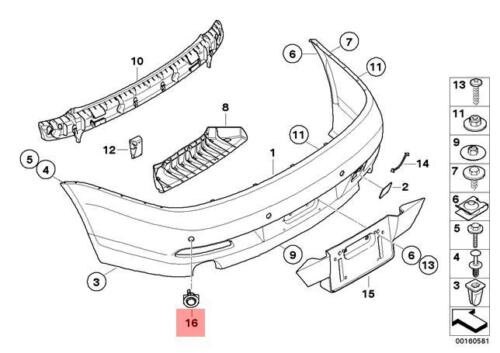 Sensori Di Parcheggio ZEALfix Per BMW E Mini - Anteriore/Posteriore, Compatibili Con Modelli E83, E90, X1, Serie 1 E 3