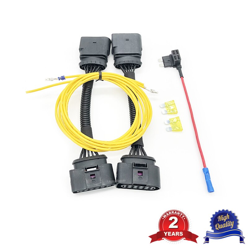 For vw transporter  t5 to t5.1 facelift ajovalojen muuntosovitin johtosarjan liitin