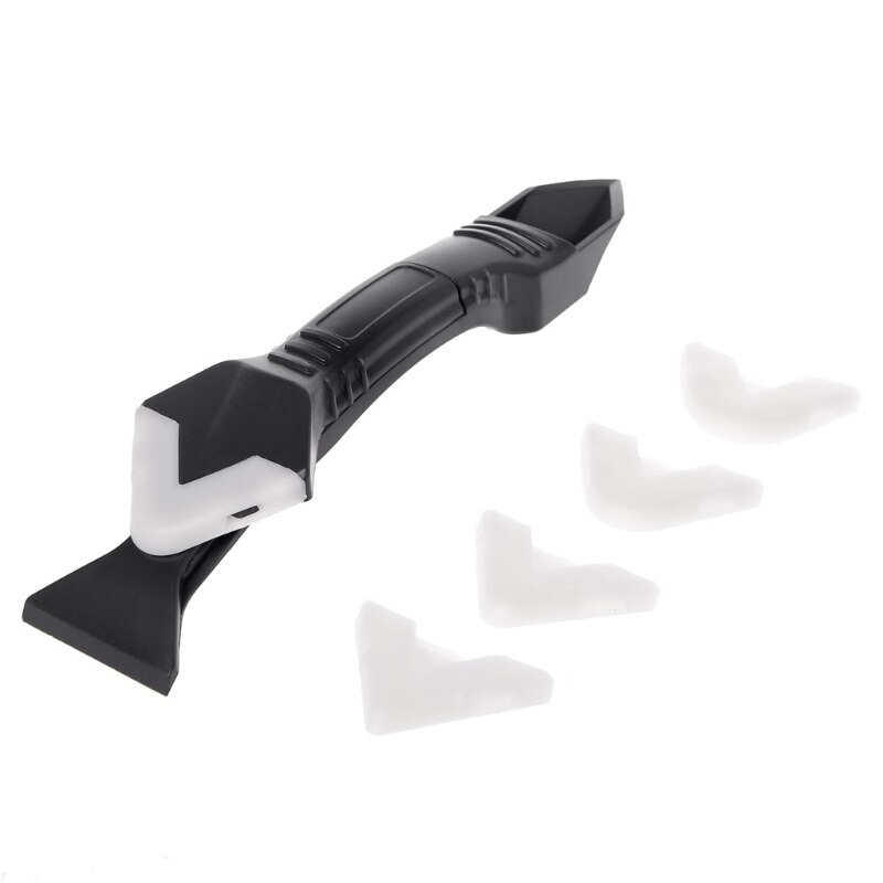 Diy 3 In 1 Kit Hoek Schraper Siliconen Troffel Grout Kalefateren Hoek Remover Tool