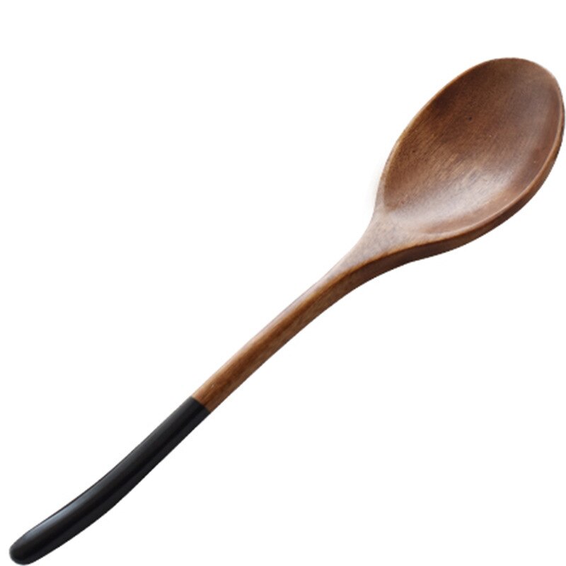 Japansk suppe ris ske lang håndtag træske massiv mælk te omrøring scoop hjem bordservice køkkenredskaber værktøj