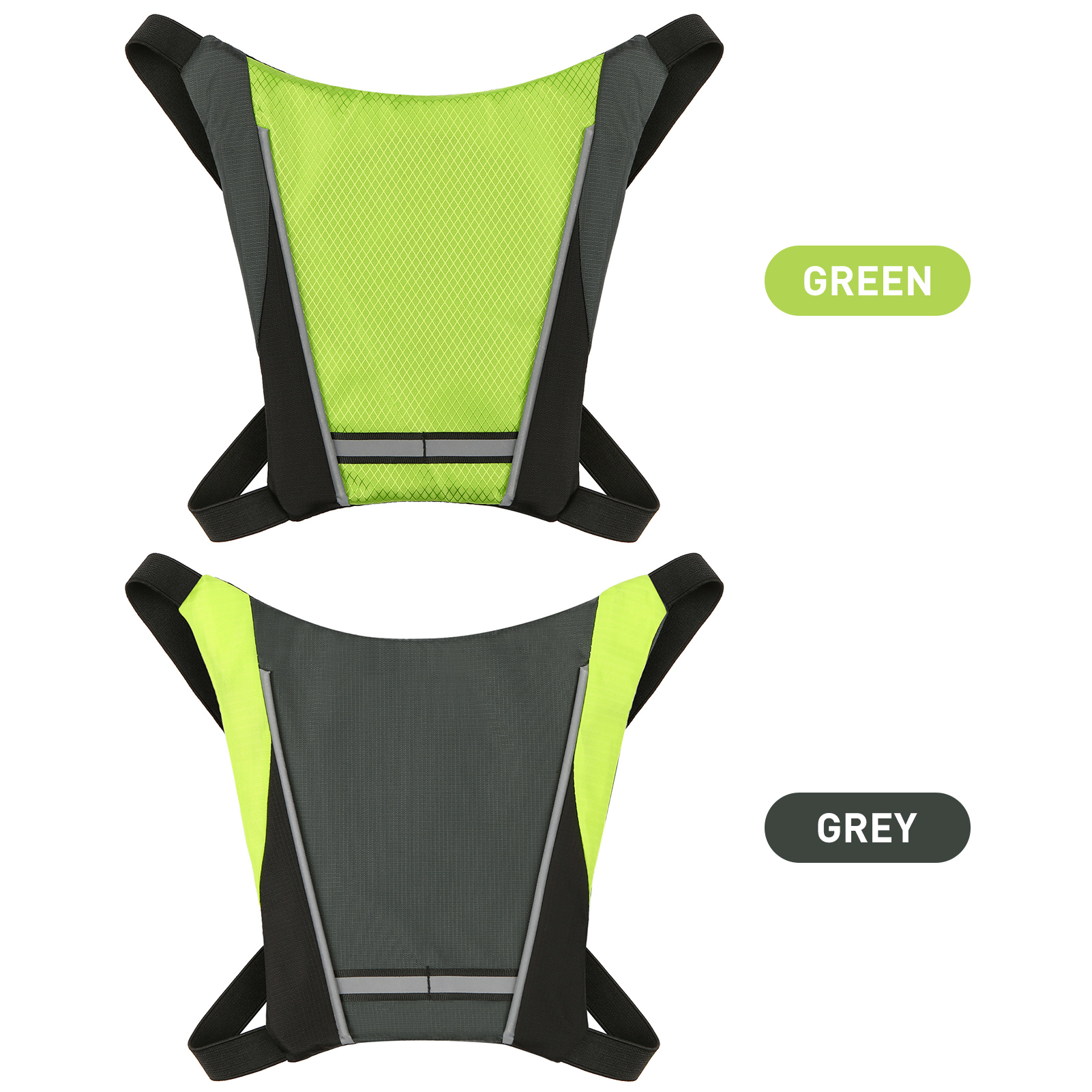 Sac de vélo réfléchissant avec clignotant LED, sac à dos Rechargeable USB, Clip de fixation avec télécommande, sacs à lumières LED