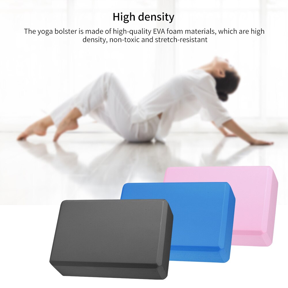 Yoga skum murstein trening trening fitness sett verktøy eva yoga bolster pute pute stretching kropp forme sunn trening