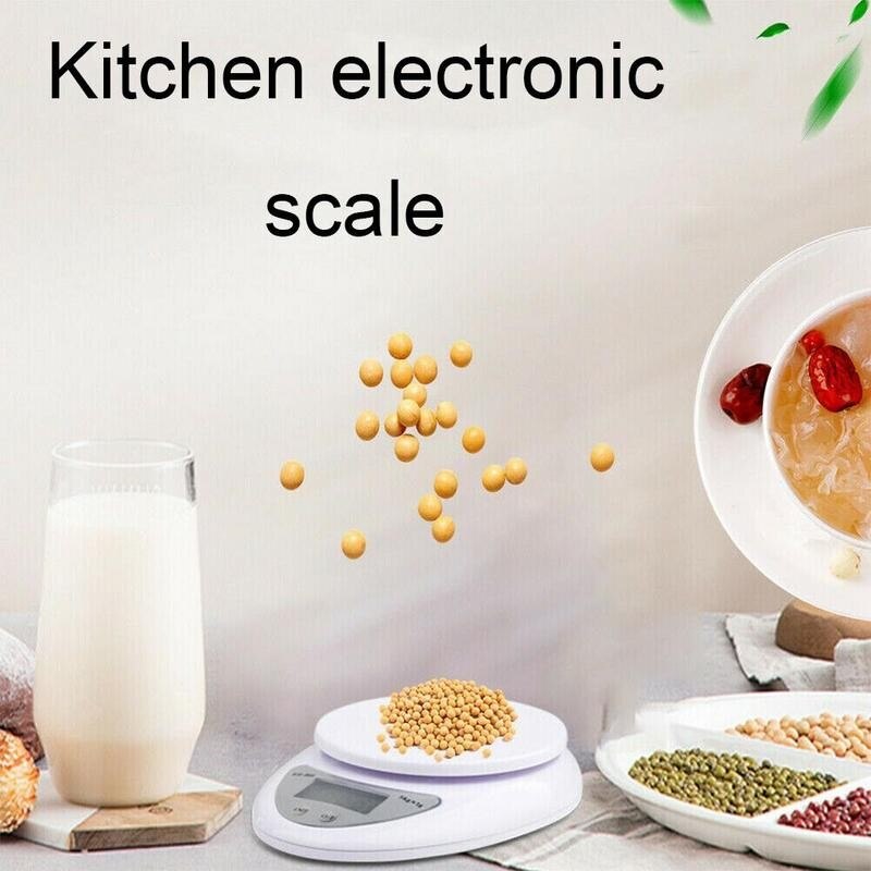 Electronic Digital Kitchen Food Scale ABS Precision Weigh Kitchen Kitchen Scale Balance Home Electronic Digital Gramera I7Y6