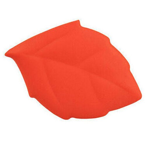 2 Stks/set Draagbare Reizen Outdoor Blad Vormige Water Flessen Bekerhouder Drinken Bag Silicone Drinken Borstelen Wassen Tool: 1pc / Rood
