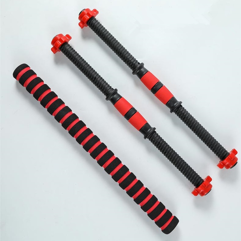 40/50cm manubrio asta manubrio per sollevamento pesi in acciaio massiccio con connettore palestra casa fitness bilancieri sbarra allenamento F2006