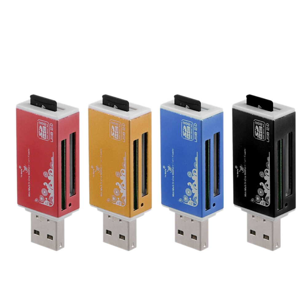 Chorro de , lector de tarjeta de memoria de 1 SD/MMC SDXC/RS MMC TF/MicroSD/MS PRO/MS DUO M2 lector de tarjeta