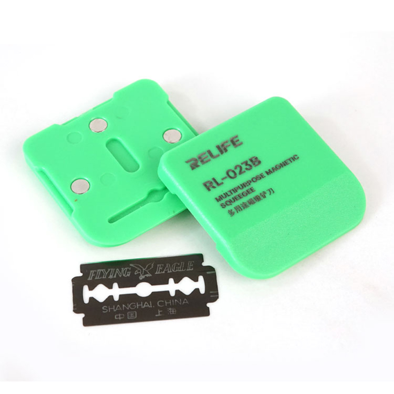 RELIFE RL-023B Magnetic Rework Blade Multipurpose Magnetic Squeegee for Shoveling Cutting Various Operations Tablet Phone Repair