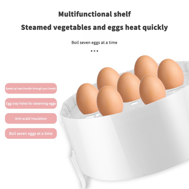 2L Electric Mini Rice Cooker Multi-functional Portable Stainless Steel 2/3 Layers Steamer Meal Thermal Heating Cookers Lunch Box