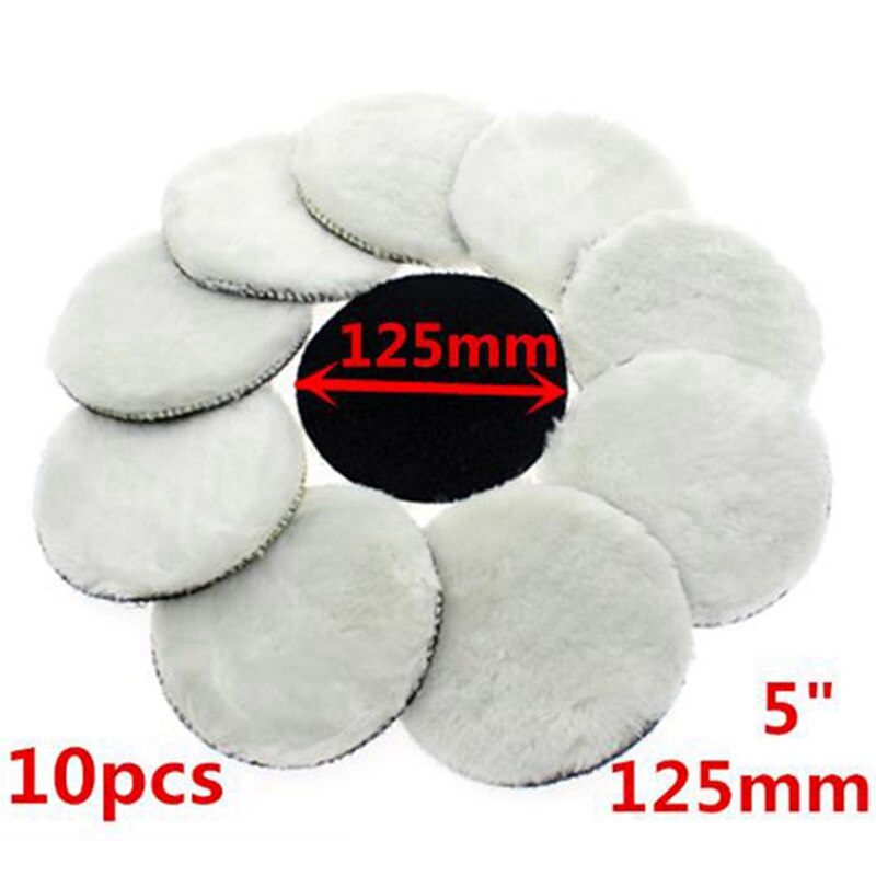 1 Set Automatic Letter Number Stamping Metal Punch Stamp Tools Kit &amp; 10 Pcs 125 Mm Car Polishing Pad