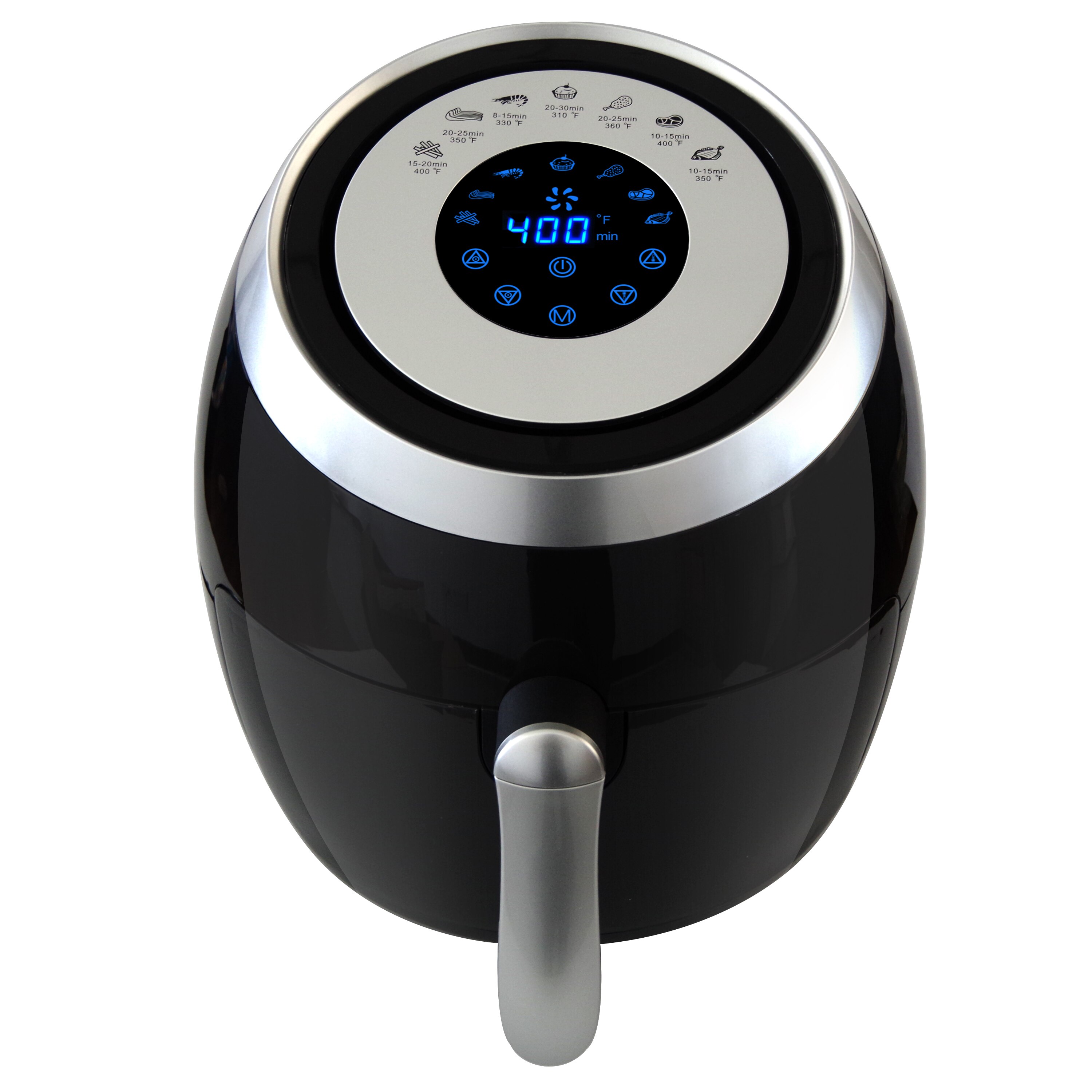 3.6L Digital Air Fryer Electric 7 Program Functional Oven Smokeless No Oil LCD Display 220-240V or 110-120V 1500W Power