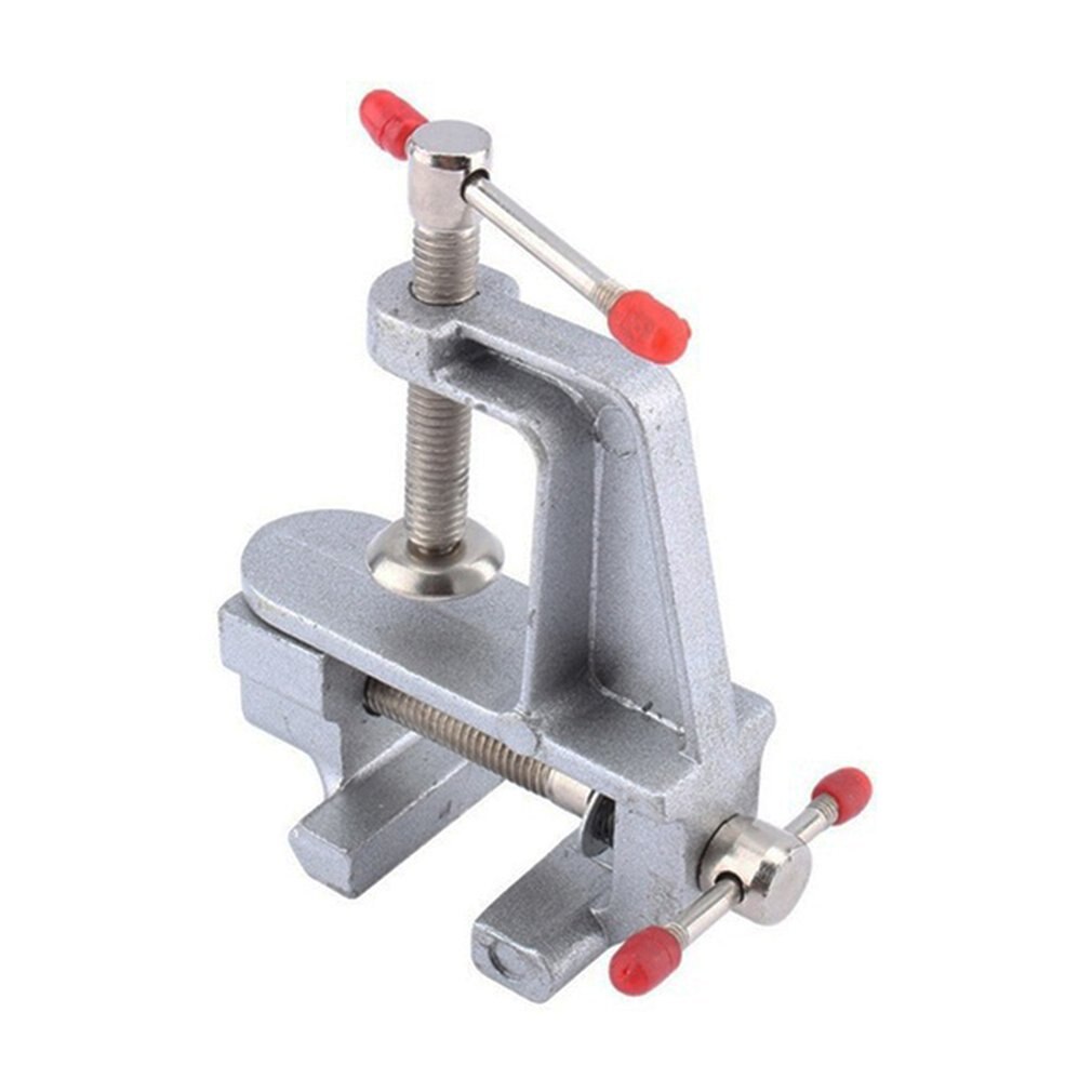 Mini Bench Vise Table Screw Vise Aluminium Alloy 30mm Table Bench Clamp Vise for DIY Craft Mold Fixed Repair Tool