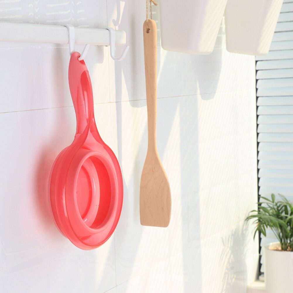 Opvouwbare waterlepel opvouwbare lepel keuken badkamer schep bad douche was dun 889