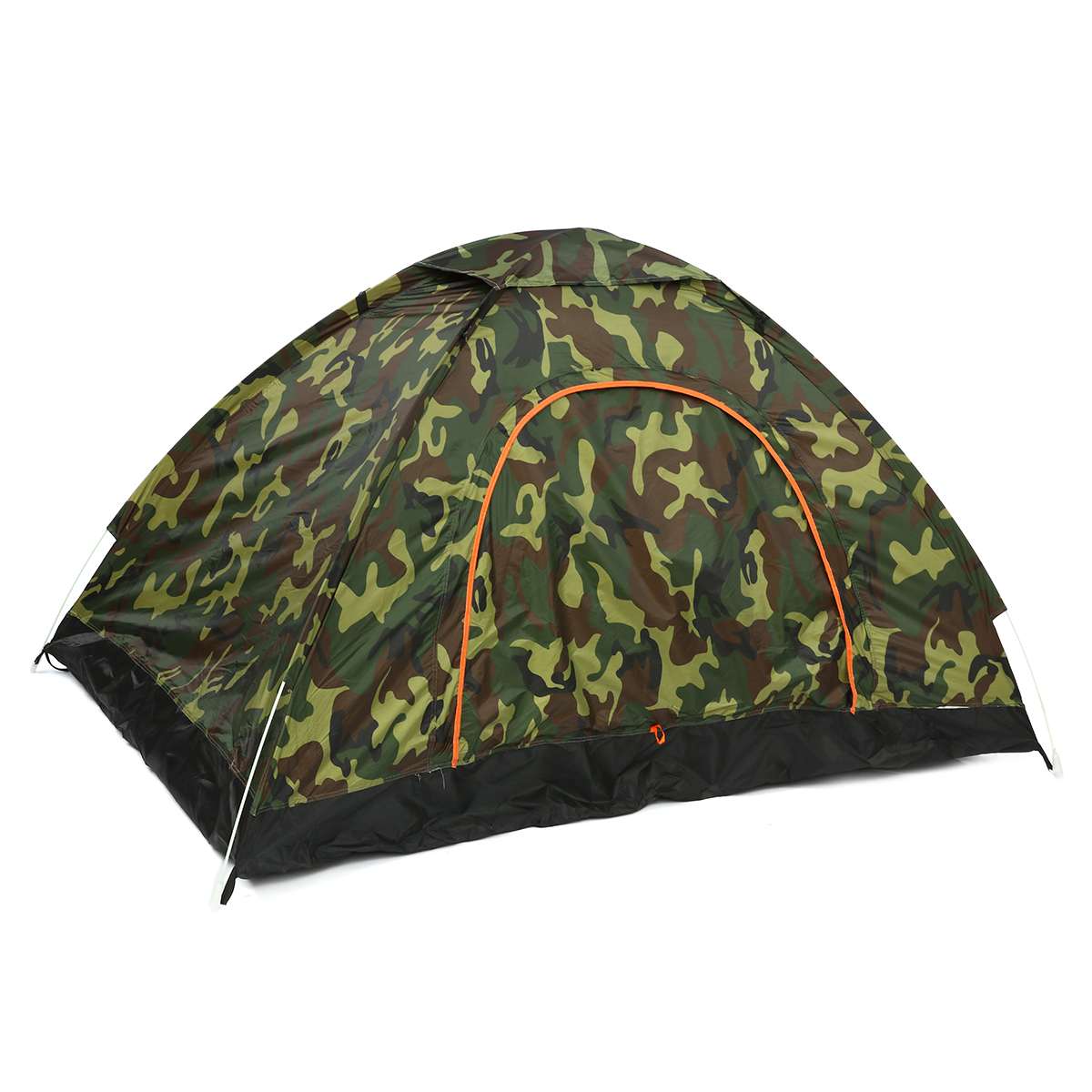 Outdoor Camping Anti-Mosquito Quick-Opening Hammock, Spec: Single (Blue+Sky Blue)