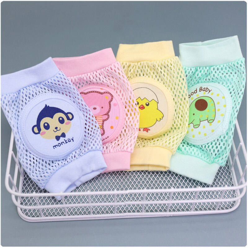 Bébé genou protecteur fille garçon coude ramper coussinets bambins bébé coussinets de sécurité maille respirant maille jambe garde genouillère pour les enfants