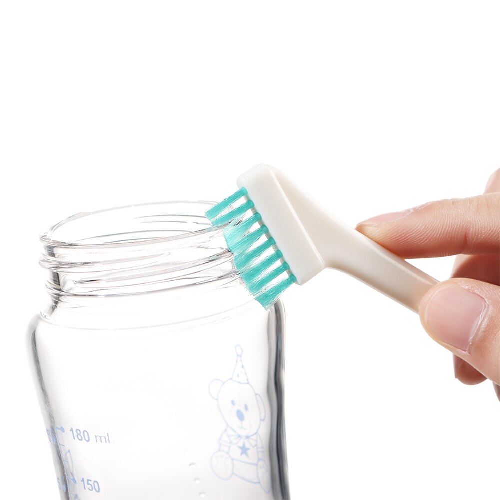 2/3pcs Bottle Brush Baby Bottle Nipple Cleaner Narrow Containers Gap Clean Baby Milk Bottle Nipple Brush Household Cleaning Tool