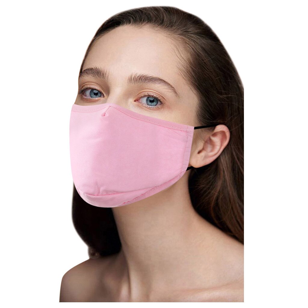 Mode Stofkap Effen Kleur Maskers Wasbaar Sneldrogend Katoen Maskers Voor Volwassenen Comfortabel En Zacht Maskers Суперобложка 1 stuks: F