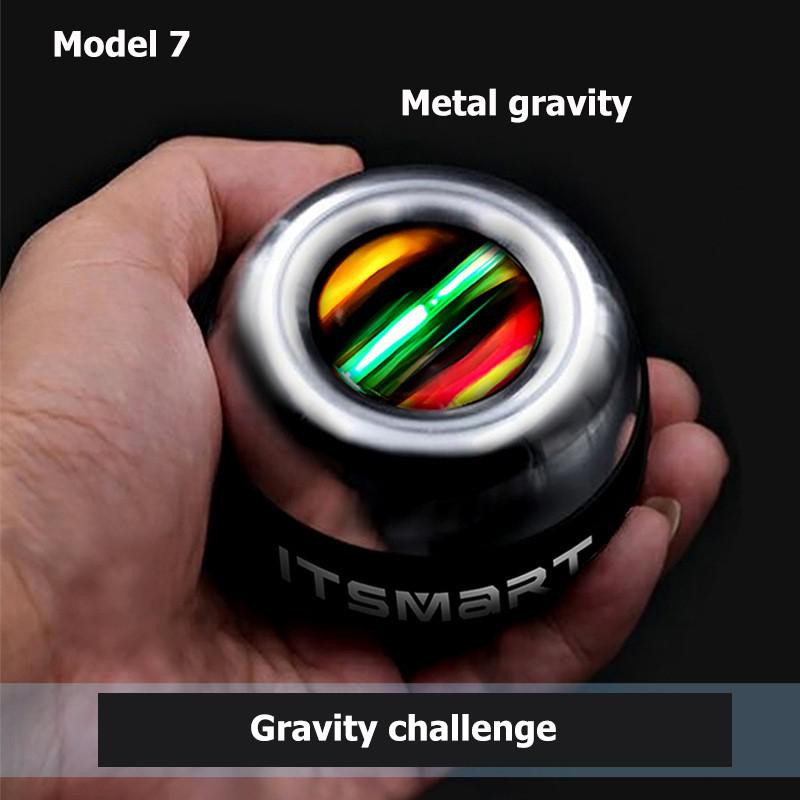 Power håndled ball led gyroskop powerball øvelse muskel power håndled bold powerball fitness udstyr: Metal