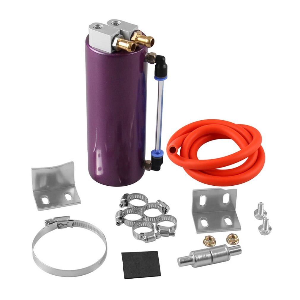 Car oil can 350ml breathable oil can oil recovery pot waste recycling pot: purple