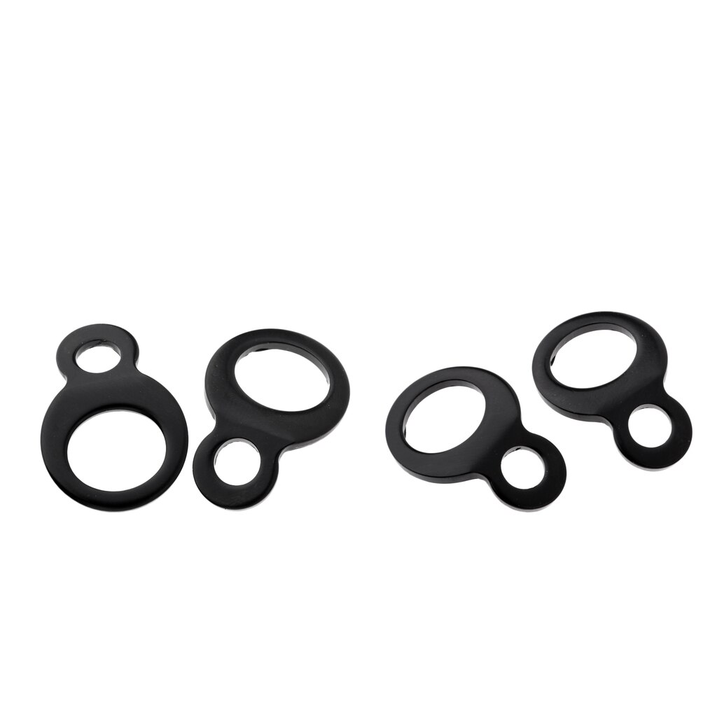 Anneaux de sangle d'arrimage en acier inoxydable, pour moto, vélo hors route, UTV, universels, pour attacher des attaches à trois pinces, 4 pièces