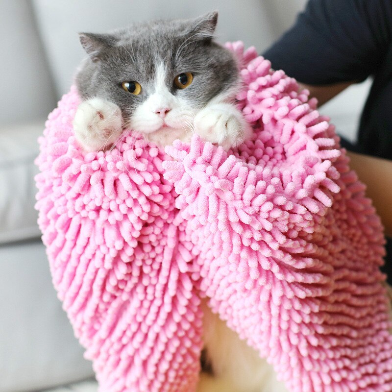Winter Huisdieren Absorberende Handdoeken, Katten Honden Bathing Sneldrogend Grote Badhanddoeken