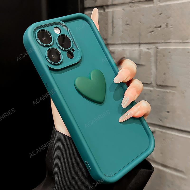 Poko  m3 f3 pocox 3 schattig siliconen hoesje met hartje voor xiaomi mi poco  x3 pro  x 3 nfc  gt 5g dames matte zachte achterkant cover  x3 pro  x3 nfc: Microvezel / Matzwart