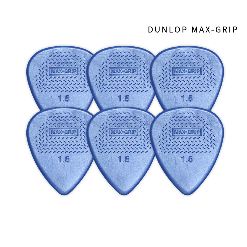 Dunlop plectrum . 449r max-grip nylon halkfri plektrum för akustisk gitarr. tjocklek 0.6/0.73/0.88/1.00/1.14/1.50mm.: Violett/紫罗兰