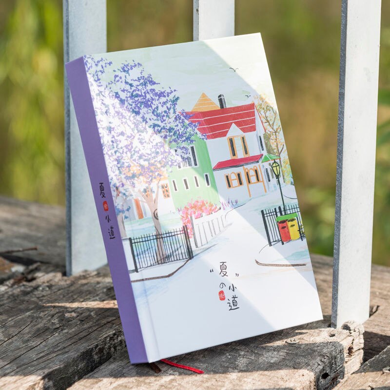 Love Spread Small Pure and Fresh Aesthetic Color Page Diary Book Illustration Notes Student Notepad Stationery Notebook: 7