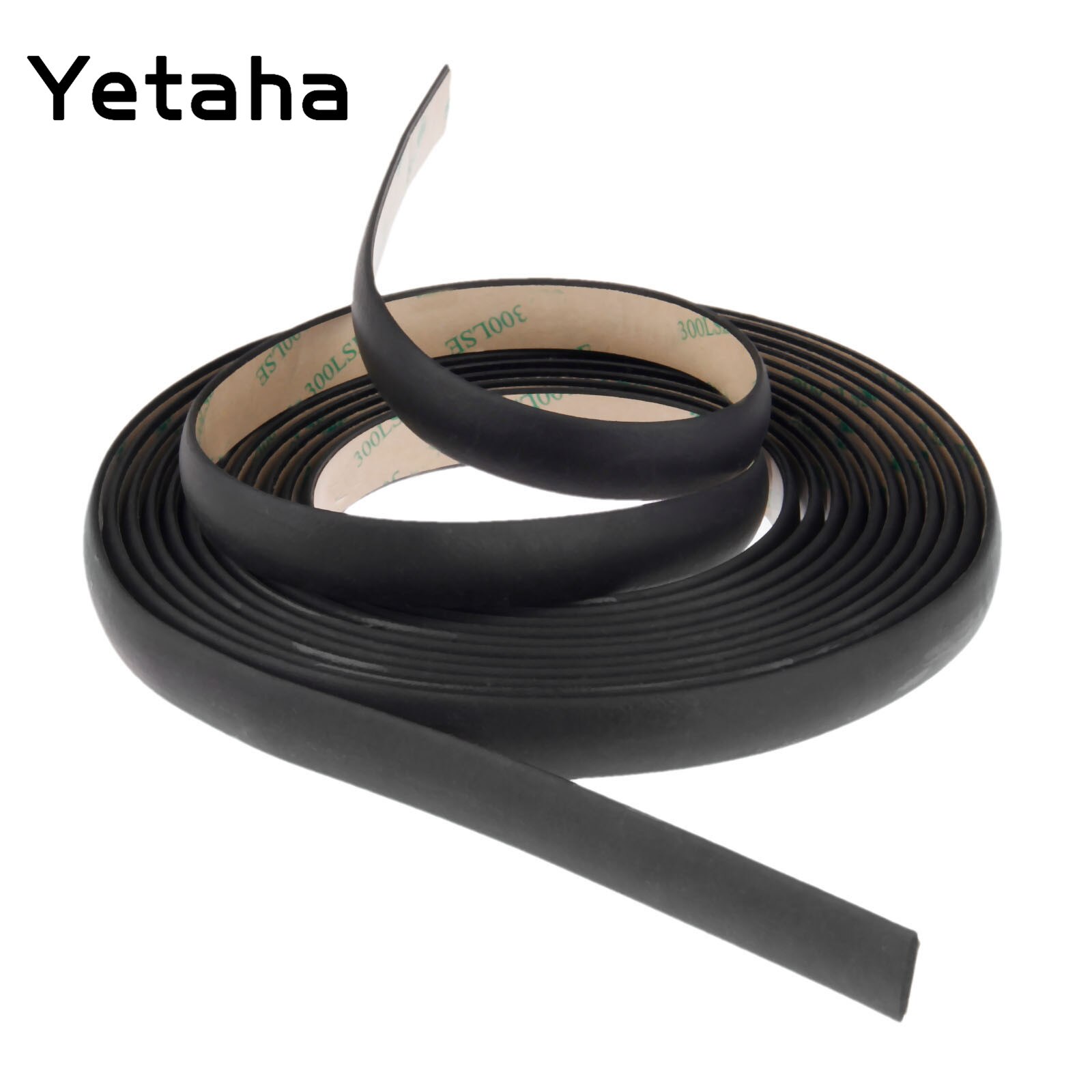 Yetaha 5 Meters Waterproof Rubber Sealing Strips Trim Weatherstrip For Auto Car Front Rear Windshield Sunroof Triangular Window: Default Title