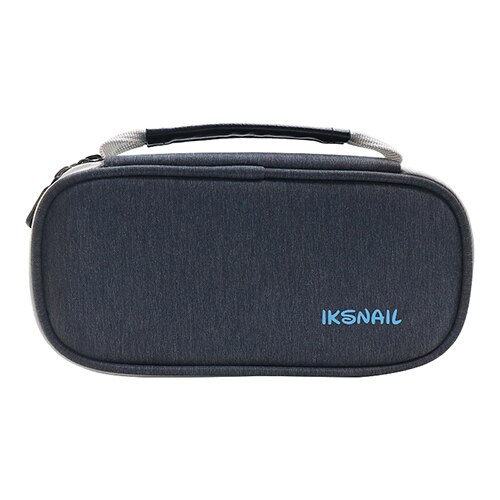 Stoßfeste shellnail tragetasche für 2.5 -zoll-festplatten, organizer für tragbare externe festplatten, powerbank, kabel und zubehör: Grau