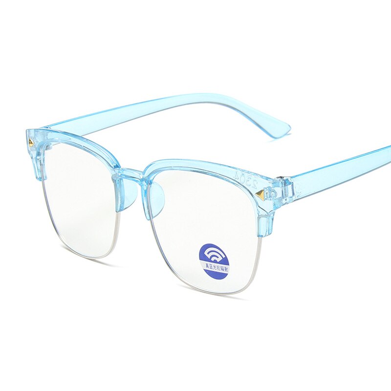 Kinlion barn anti blå briller ramme til piger dreng firkantet blå lys blokerende briller rammer til børn spædbarn lunette de vue: Blå