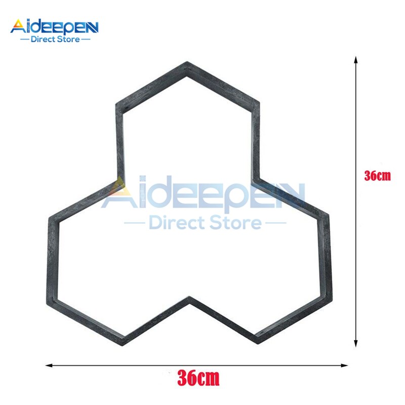 1Pcs DIY Manually Paving Cement Brick Concrete Molds Garden Plastic Stone Road Mold Garden Decoration For Garden Paving Tools: Y 36x36CM