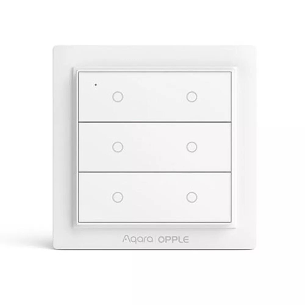 Internationale Versie Aqara Opple Draadloze Smart Switch Geen Bedrading Nodig Werk Met Smart Home App Apple Homekit Wandschakelaar: Six Botton