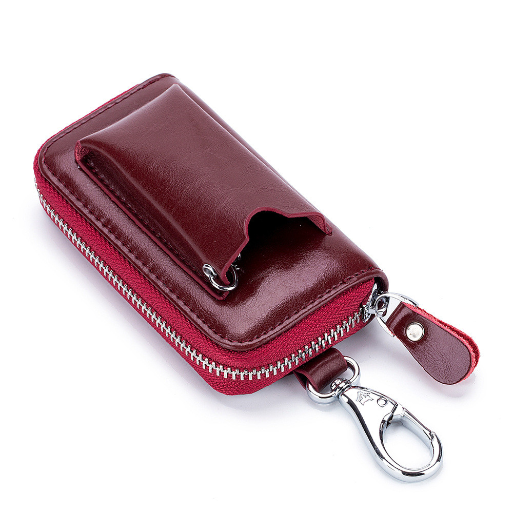 2022 Autosleutel Portemonnee Pouch Bag Case Wallet Holder Keten Sleutel Portemonnee Pocket Key Organizer Mannen Autosleutel tas