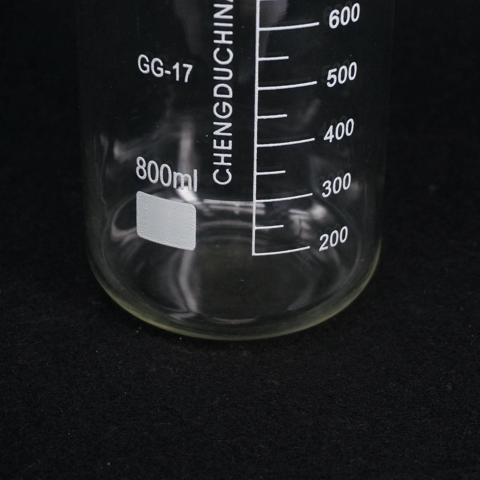 800ML Tall Form Beaker Chemistry Lab GG-17 Borosilicate Glass Thickened